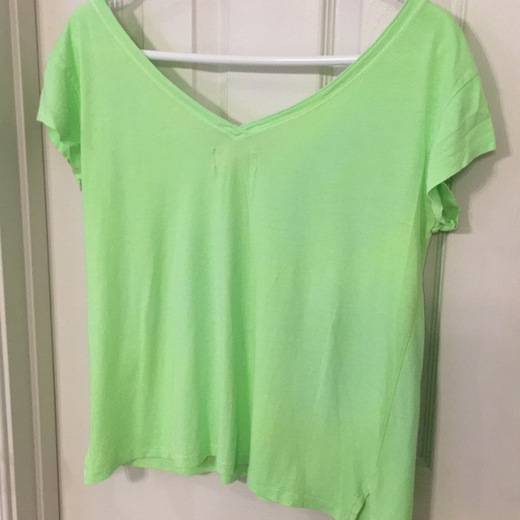 Hollister Fluorescent Green Tee - Picture 7 of 8